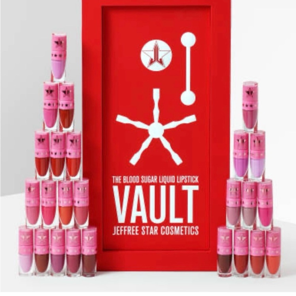 🌸 NWT Jeffree Star Limited Edition Blood Sugar Liquid Velour Lipstick Vault